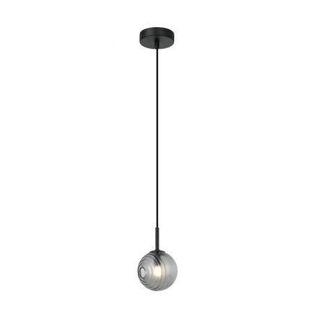 Pendule, Lustre suspendate - Pendul design decorativ Iris D-12,5cm fumuriu