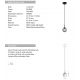 Pendule, Lustre suspendate - Pendul design decorativ Iris D-12,5cm fumuriu
