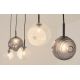 Pendule, Lustre suspendate - Lustra suspendata design decorativ Iris line fumuriu/frost-white