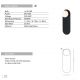 Aplice, corpuri de iluminat pentru pereti - Aplica de perete moderna stil minimalist Fely negru