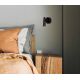 Aplice, corpuri de iluminat pentru pereti - Aplica moderna cu spot LED directionabil Hotel aurie