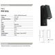 Aplice, corpuri de iluminat pentru pereti - Aplica moderna cu spot LED directionabil USB Charger Hotel negru