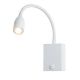 Aplica cu spot LED stil minimalist Hotel alba