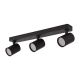 Plafoniere cu spoturi, Spoturi aplicate - Plafoniera cu 3 spoturi GU10 LED Minimal negru