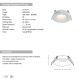 Iluminat pentru baie - Spot incastrabil pentru baie IP65 Astrid GU10 alb