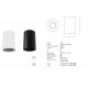Iluminat pentru baie - Spot LED aplicat tavan IP44 Hugo alb