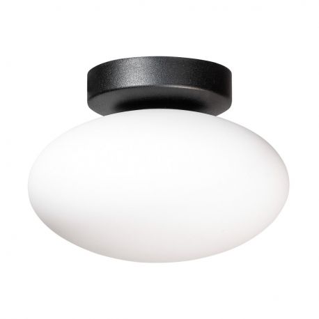 Plafoniere - Plafoniera moderna Omi negru, 18cm