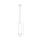 Pendule, Lustre suspendate - Pendul cu Spot stil minimalist GU10 Tube alb