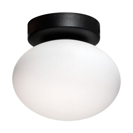 Plafoniere - Plafoniera moderna Omi negru, 15cm