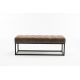 Banchete-Tabureti - Bancheta tapitata Petit Beaute 110cm, taupe