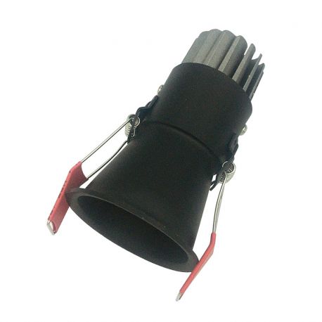 Spoturi tavan fals - Spot LED incastrabil Trimless negru 6W 3000K