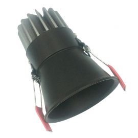Spoturi tavan fals - Spot LED incastrabil Trimless negru 10W 3000K