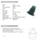 Spoturi tavan fals - Spot LED incastrabil Trimless negru 10W 3000K