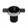 Spot LED incastrabil Trimless negru 6W 3000K
