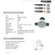 Spoturi tavan fals - Spot LED incastrabil Trimless cupru 6W 3000K