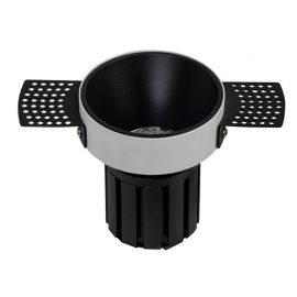Spoturi tavan fals - Spot LED incastrabil Trimless negru 9W 3000K