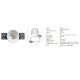 Spoturi tavan fals - Spot LED incastrabil Trimless alb 15W 3000K