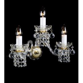 Aplice Cristal Bohemia - Aplica 3 brate cristal Bohemia