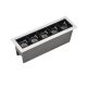 Spoturi tavan fals - Corp incastrabil cu 5 spoturi LED Sandy White