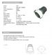 Spoturi tavan fals - Spot LED incastrabil Trimless alb 15W D-7,5cm