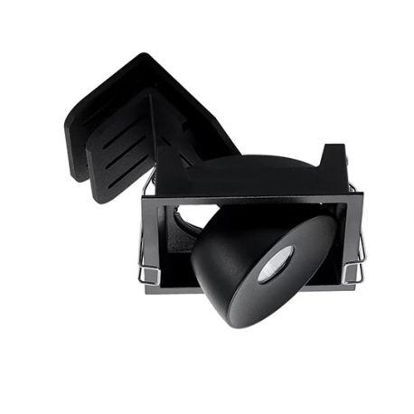 Spoturi tavan fals - Spot LED reglabil Trimless 9W 2700K negru