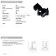 Spoturi tavan fals - Spot LED reglabil Trimless 9W 2700K negru