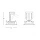 Spoturi tavan fals - Spot LED reglabil Trimless 9W 3000K alb
