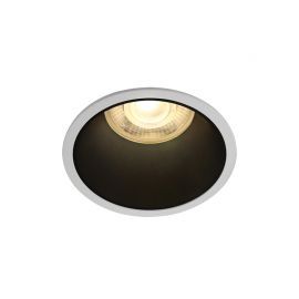 Spoturi tavan fals - Spot incastrabil GU10 Chuck II alb/negru