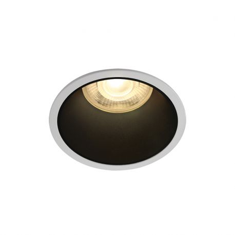 Spoturi tavan fals - Spot incastrabil GU10 Chuck II alb/negru