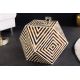 Masute Living - Masuta auxiliara design unicat Bone Inlay 60cm