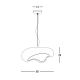 Pendule, Lustre suspendate - Lustra/Pendul design modern decorativ FIBERGLASS 60cm