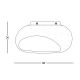 Lustre aplicate - Lustra aplicata design modern decorativ FIBERGLASS 60cm