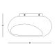 Lustre aplicate - Lustra aplicata design modern decorativ FIBERGLASS 80cm