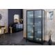 Vitrine - Vitrina moderna din metal si sticla Amsterdam 160cm