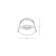 Spoturi tavan fals - Spot incastrabil directionabil GU10 Iria D-8,5cm