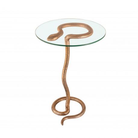 Masute Living - Masuta auxiliara design unicat Wildlife Snake 60cm