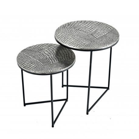Masute Living - Set de 2 masute design unicat Crocodil