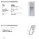 Spoturi tavan fals - Spot incastrabil iluminat ambiental GU10 TRIMLESS