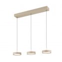 Lustra LED suspendata iluminat ambiental TEIDE khaki