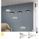 Pendule, Lustre suspendate - Lustra LED suspendata iluminat ambiental TEIDE khaki