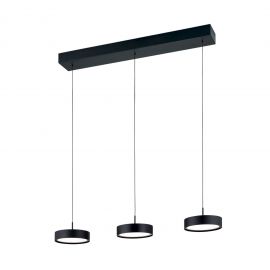 Pendule, Lustre suspendate - Lustra LED suspendata iluminat ambiental TEIDE negru