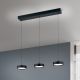 Pendule, Lustre suspendate - Lustra LED suspendata iluminat ambiental TEIDE negru