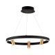 Pendule, Lustre suspendate - Lustra LED suspendata cu 3 spoturi BERLIN negru/auriu