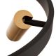 Pendule, Lustre suspendate - Lustra LED suspendata cu 3 spoturi BERLIN negru/auriu