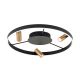 Lustre aplicate - Lustra LED aplicata cu 3 spoturi BERLIN negru/auriu
