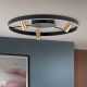 Lustre aplicate - Lustra LED aplicata cu 3 spoturi BERLIN negru/auriu