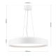 Pendule, Lustre suspendate - Lustra LED suspendata iluminat ambiental VARIO D-60cm