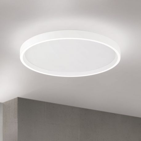 Plafoniere - Plafoniera LED design circular MASCA D-40cm alba