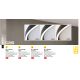 Plafoniere - Plafoniera LED design circular MASCA D-40cm alba