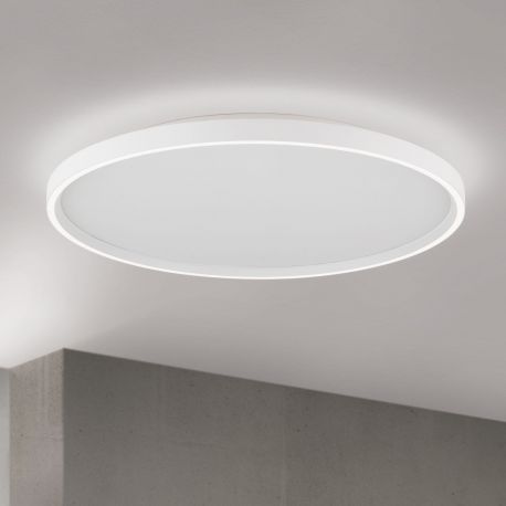 Plafoniere - Plafoniera LED design circular MASCA D-60cm alba